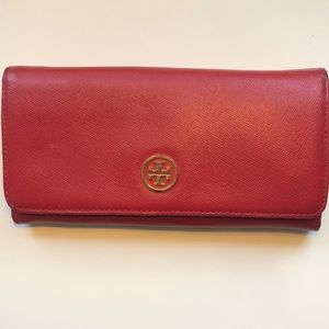 Tory Burch Robinson Leather Wallet